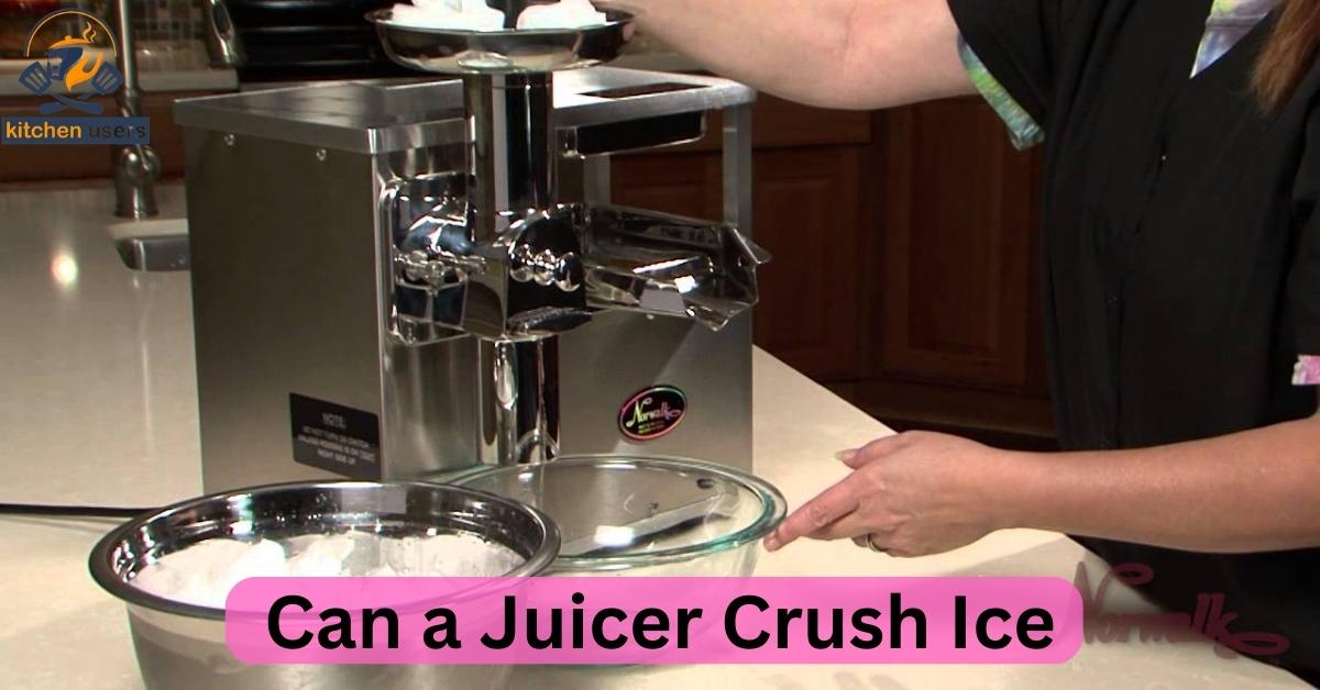 Can a Juicer Crush Ice