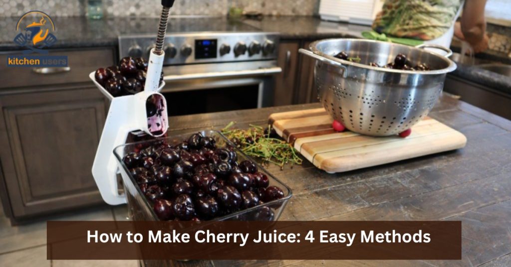 How to Make Cherry Juice 4 Easy Methods