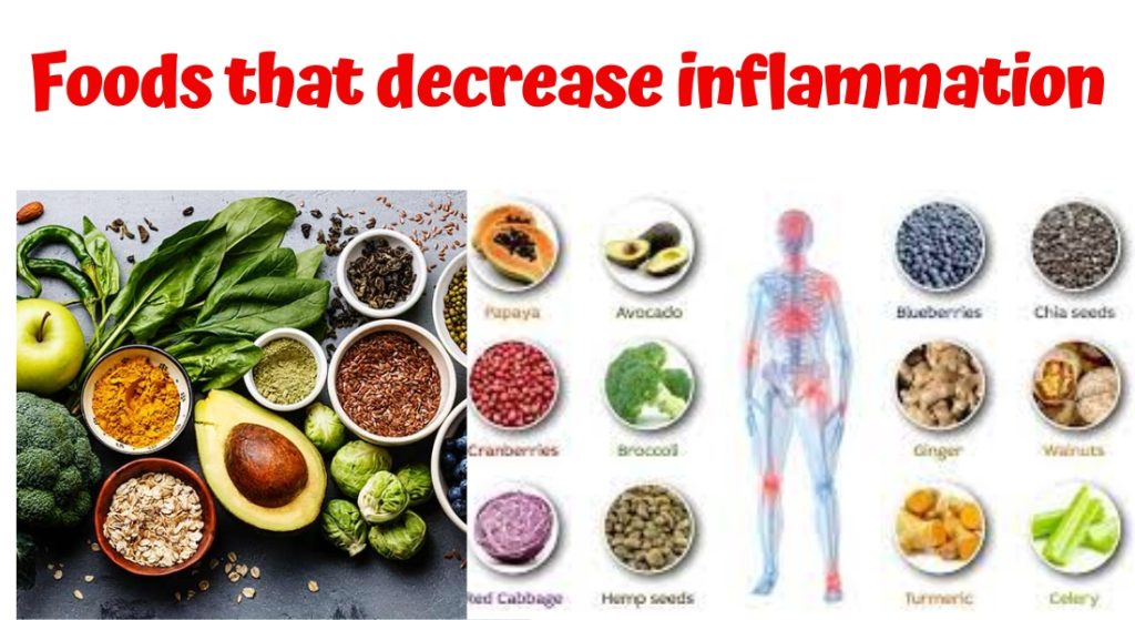 Description on Foods that decrease inflammation