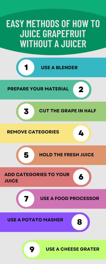 Easy Methods Of How to Juice Grapefruit Without a Juicer