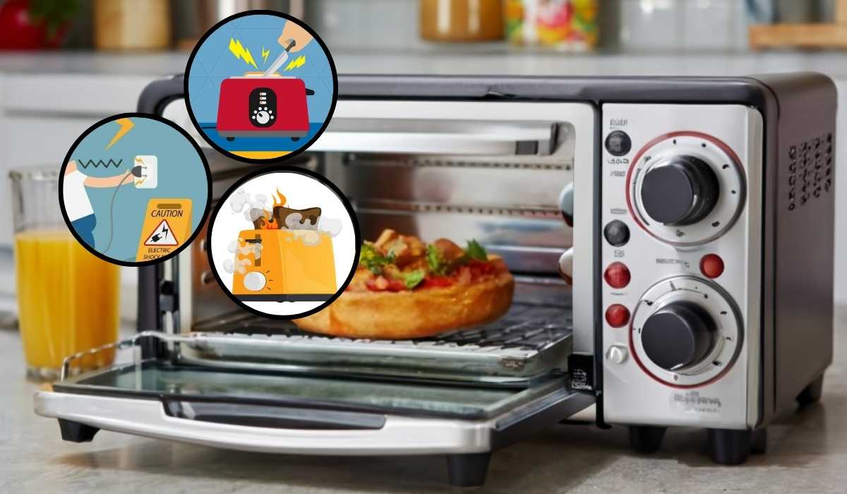 How safe is the interior of the toaster oven