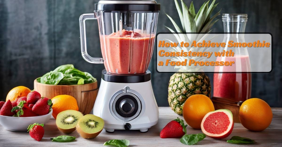 Describe on: How to Achieve Smoothie Consistency with a Food Processor